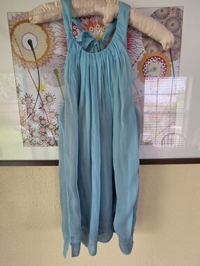 Debbie Shuchat Silk Top Blue 2